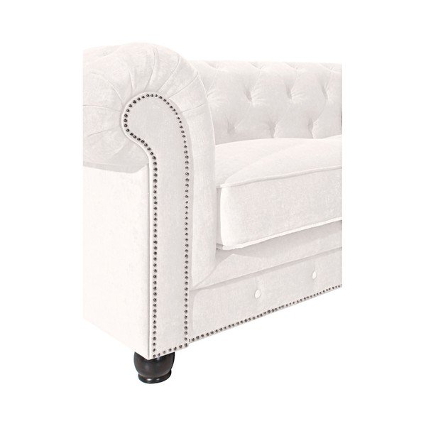 Krémová pohovka Max Winzer Orleans Velvet, 216 cm-image-2