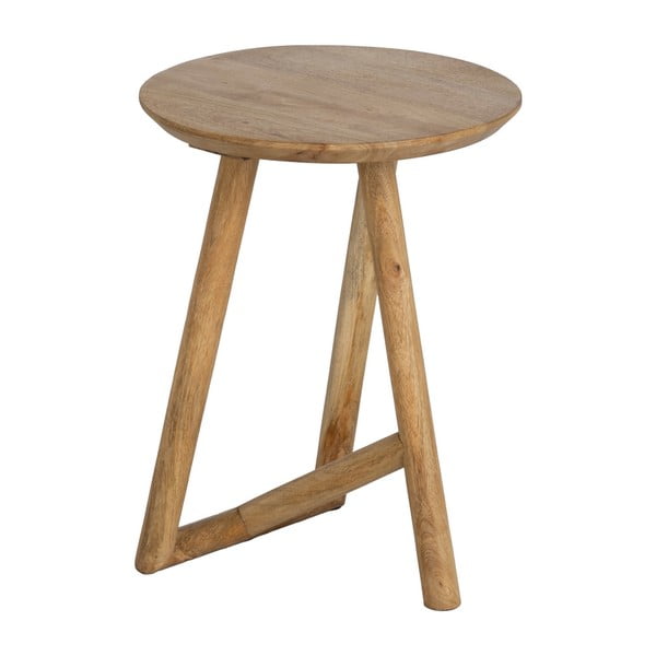 Кръгла странична масичка от масивно манго ø 40 cm Mao – Ixia