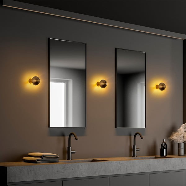 Стенна лампа в бронзов цвят ø 12 cm Fungal – Opviq lights-image-2