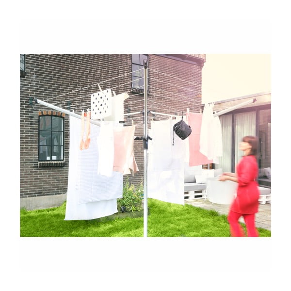 Градинска сушилня за дрехи в сребрист цвят 60 m Lift-o-Matic Advance – Brabantia-image-3
