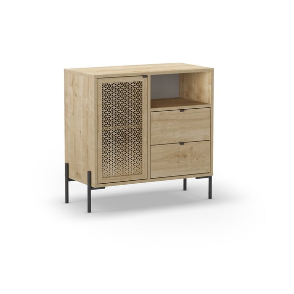 Шкаф в дъбов декор в естествен цвят 80x80 cm Inca - Marckeric-image-2