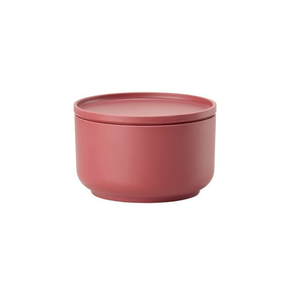 Червена купа за сервиране с капак Peili, ⌀ 12 cm - Zone