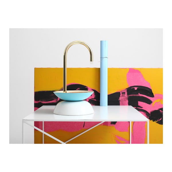 Бяла масичка за кафе , 100 x 100 cm Memo - CustomForm-image-4