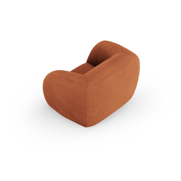 Оранжев фотьойл от плат bouclé Essen - Cosmopolitan Design-image-3
