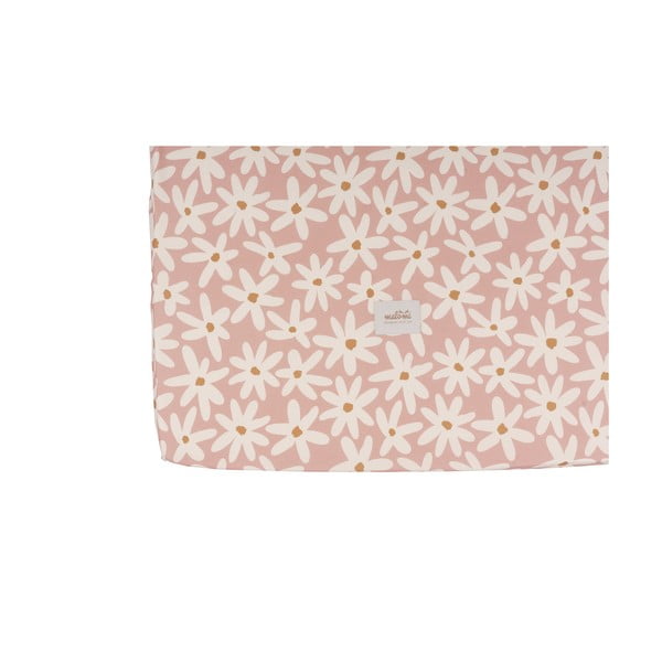 Чаршаф за детско легло от памук 60x120 cm Blush Daisies - Malomi Kids-image-1