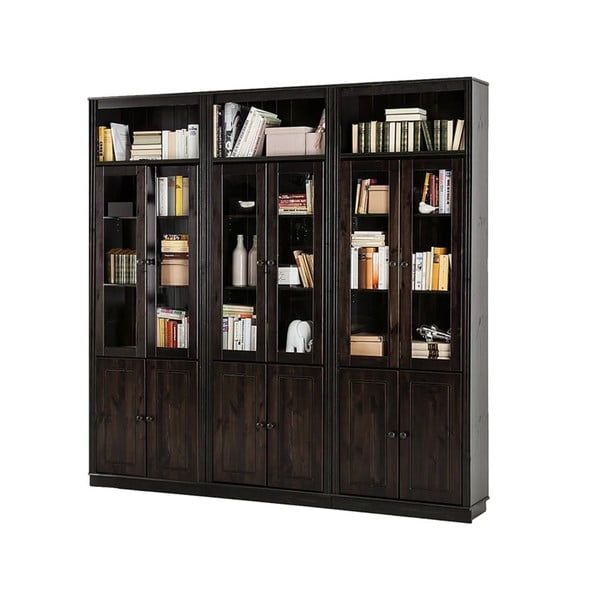 Кафява витрина от масивен бор 518x223 cm Anita – Støraa-image-3