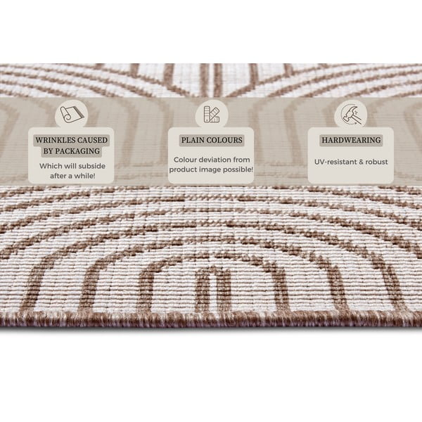 Кафяв външен килим 120x170 cm Pangli Linen – Hanse Home-image-4