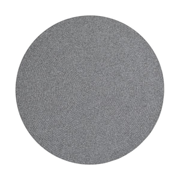 Сив кръгъл външен килим ø 200 cm - NORTHRUGS