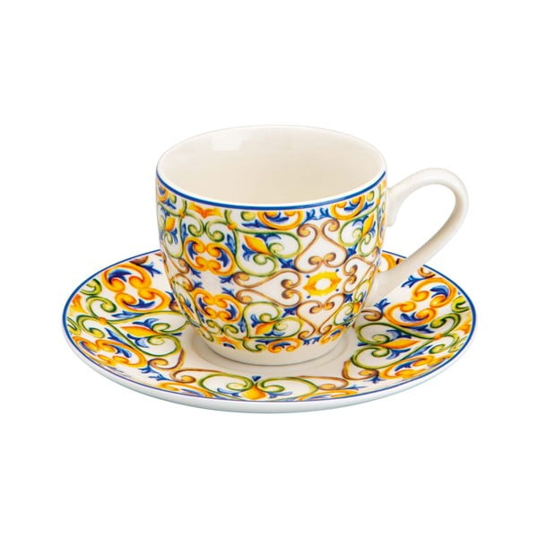 Комплект от 6 чаши с чинийки Medicea - Brandani-image-3