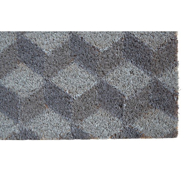 Килимче от кокосови влакна 40x60 cm Grey Cube - Premier Housewares-image-2