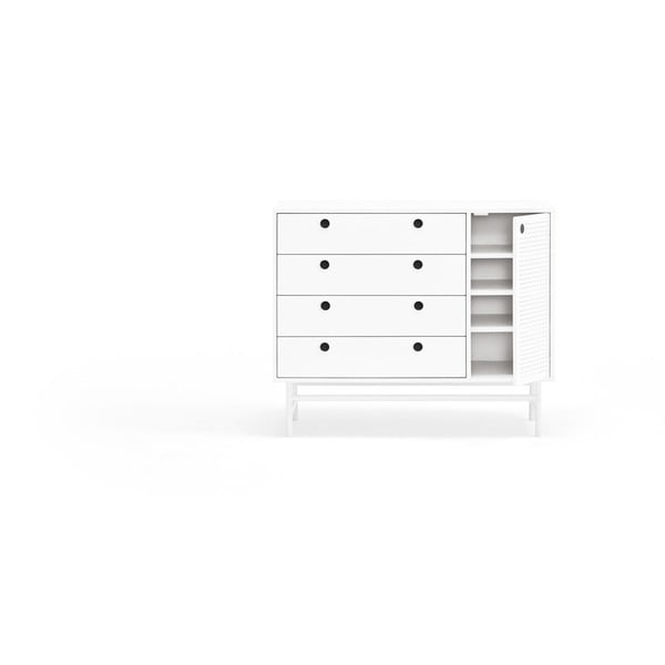 Бял скрин с чекмеджета Punto - Teulat-image-4