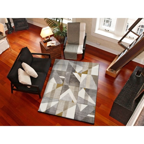 Сив и жълт килим Bianca Dice, 120 x 170 cm - Universal-image-1