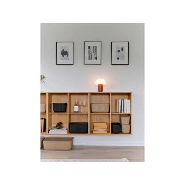 Черни кутии за съхранение в комплект 2 бр. с капаци 32x23x20,5 cm Pulp – Zone-image-4