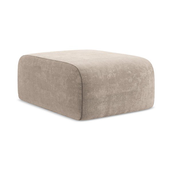 Светлокафява шенилова табуретка Lani – Makamii