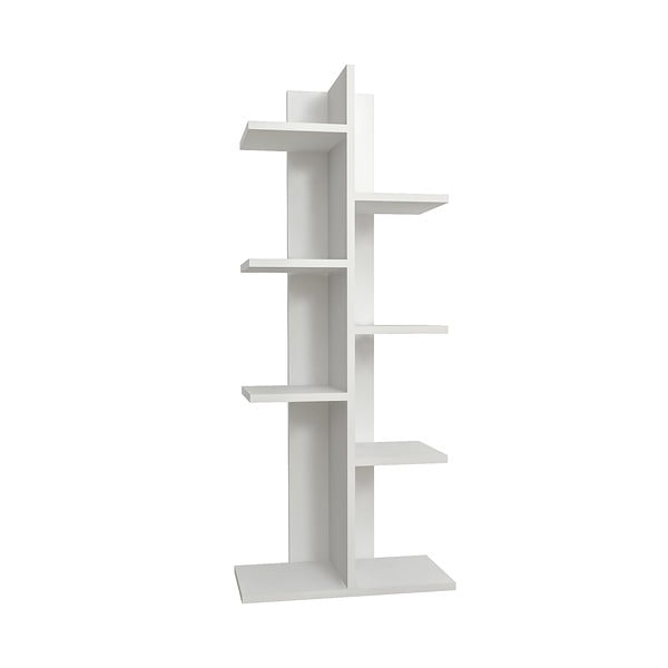 Бял шкаф за книги 50x120 cm Long - Gauge Concept