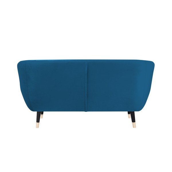 Син диван с черни крака Amelie, 158 cm Giorgio - Mazzini Sofas-image-4