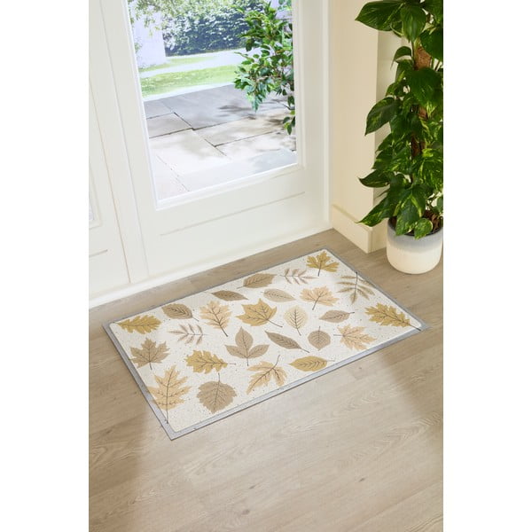 Изтривалка 40x70 cm Autumn Neutral Leaves – Artsy Doormats-image-2