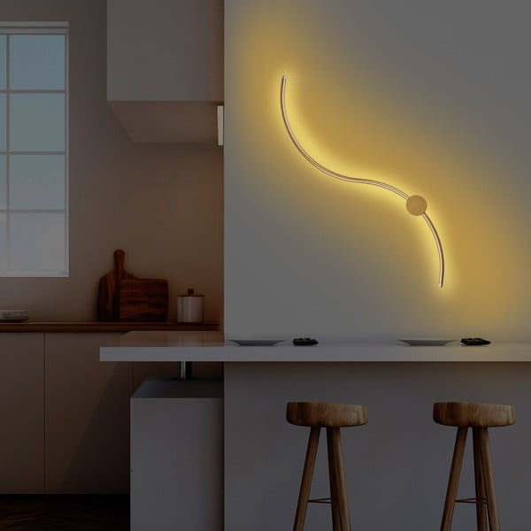 LED стенна лампа в златист цвят Uyan – Opviq lights-image-4