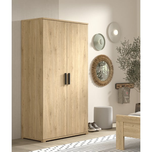 Детски гардероб в естествен цвят 100x199x59 cm Sam – Vipack-image-1