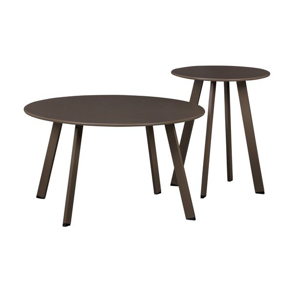 Метална кръгла градинска масичка за кафе ø 70 cm Fer – WOOOD-image-2