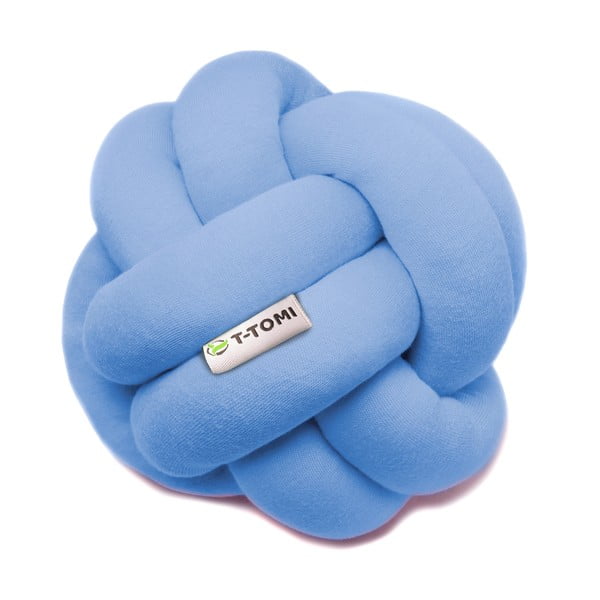 Синя памучна плетена топка, ø 20 cm - T-TOMI