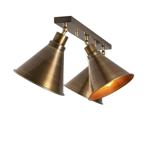 Осветително тяло за таван в бронзов цвят с метален абажур ø 20 cm Tramino – Opviq lights-image-2