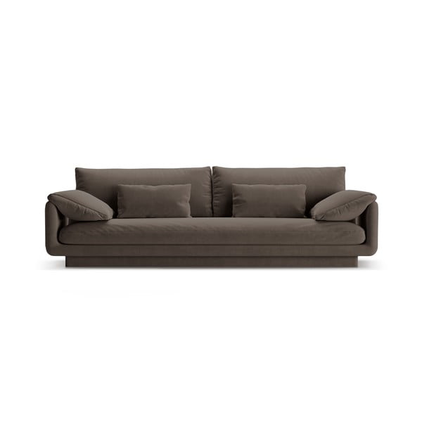 Кафяв диван от букле 250 cm Torino – Micadoni Home