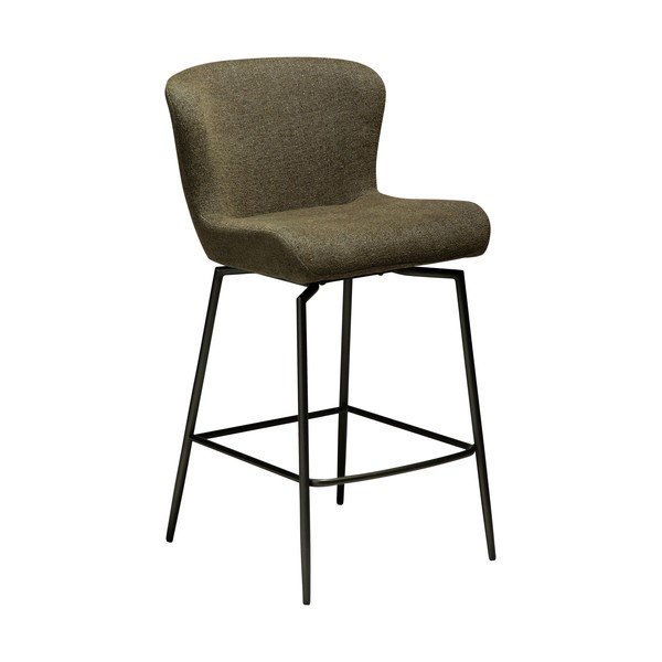 Тапициран бар стол в цвят каки (височина на седалката 67,5 cm) Glam – DAN-FORM Denmark