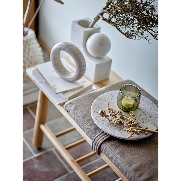 Бяла мраморна ваза Abbelin - Bloomingville-image-2