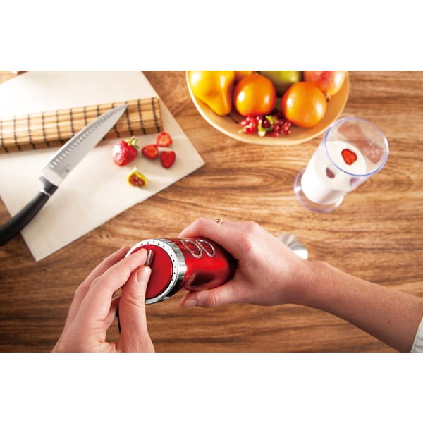 Червен пръчков миксер Burgundy Metallic Line - BerlingerHaus-image-1