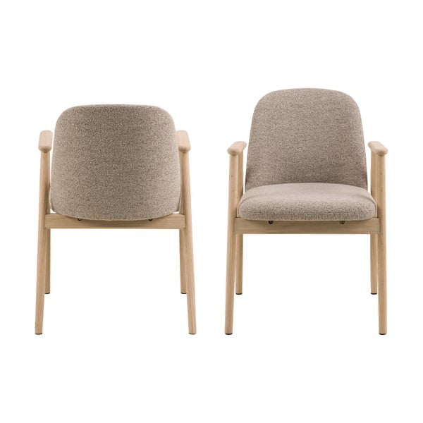 Бежов трапезен стол Leo – Actona-image-3