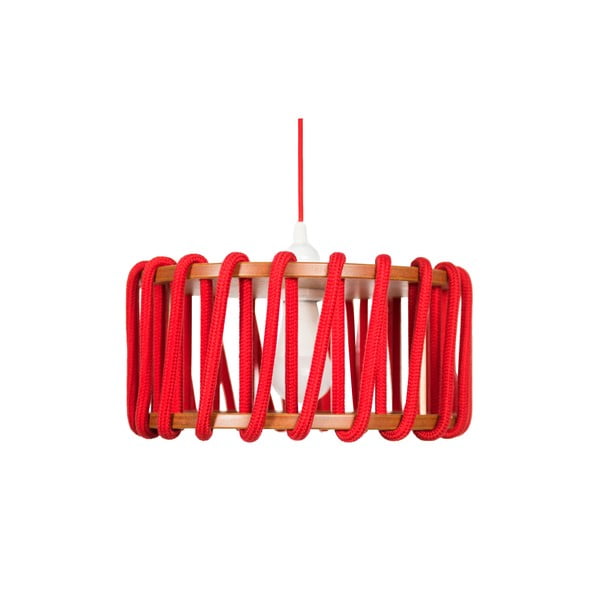 Červené stropní svítidlo EMKO Macaron, ø 30 cm