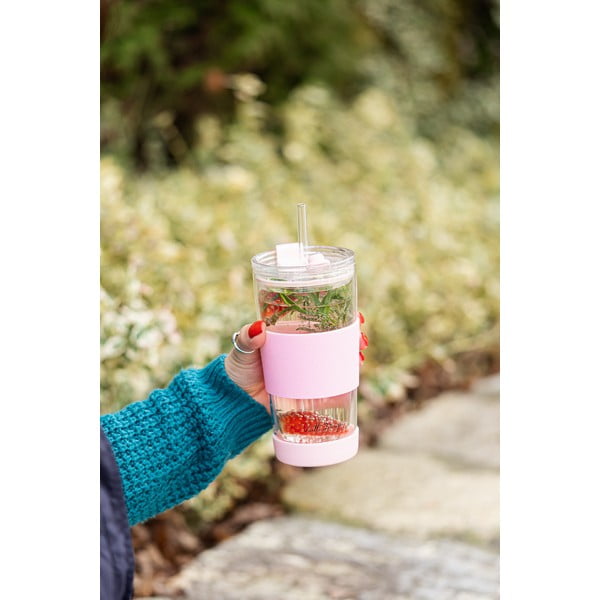 Розова термочаша 600 ml Fuori – Vialli Design-image-4