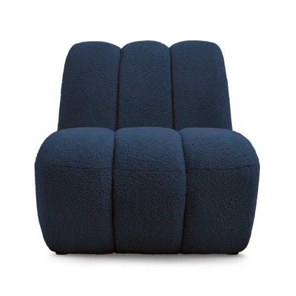 Тъмносиньо кресло от прежда с примки от букле Janissaire – Bobochic Paris-image-3