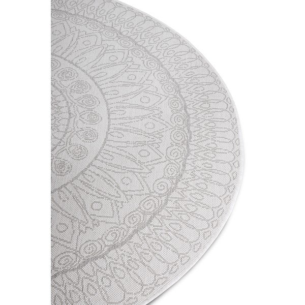 Светлосив кръгъл килим ø 120 cm Spirit - Hanse Home-image-4