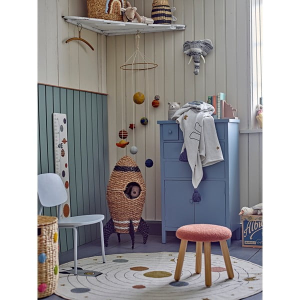 Бяло бебешко одеяло 130x160 cm Space – Bloomingville Mini-image-1