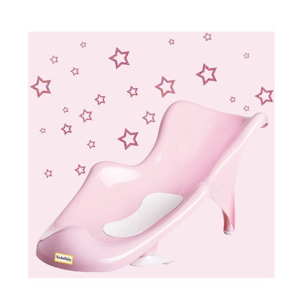 Розова седалка за баня 48x24 cm - Rocket Baby-image-2