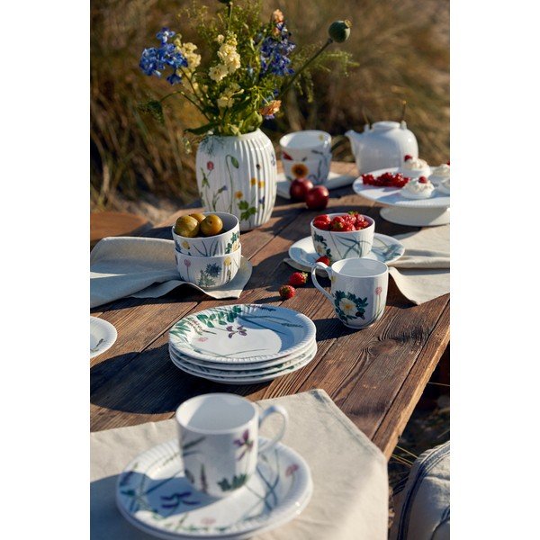 Бяла порцеланова купичка за супа 600 ml Hammershøi Summer – Kähler Design-image-3