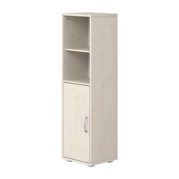 Бял детски шкаф от борова дървесина, височина 133 cm Classic - Flexa