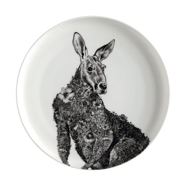 Бяла порцеланова чиния Marini Ferlazzo Kangaroo, ø 20 cm - Maxwell & Williams