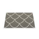 Сив килим за открито и закрито 70x50 cm Kotte Charcoal – Pappelina