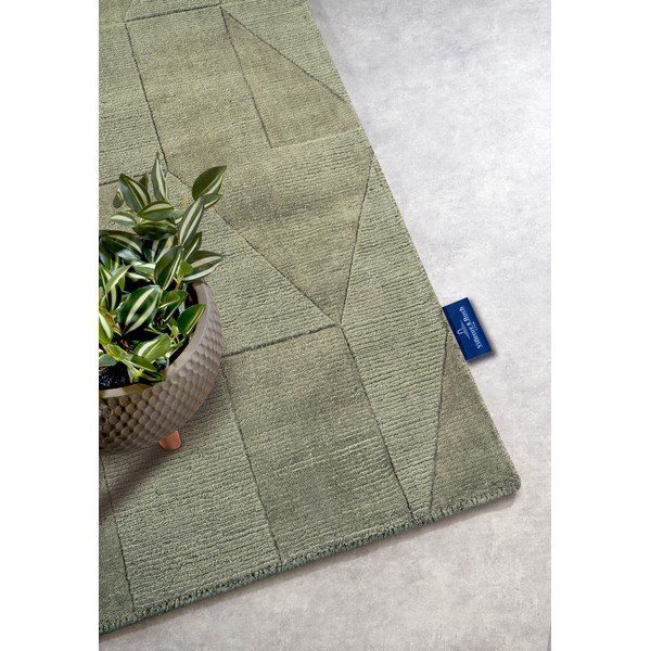 Зелена ръчно изработена вълнена пътека 80x250 cm Ursule – Villeroy&Boch-image-2