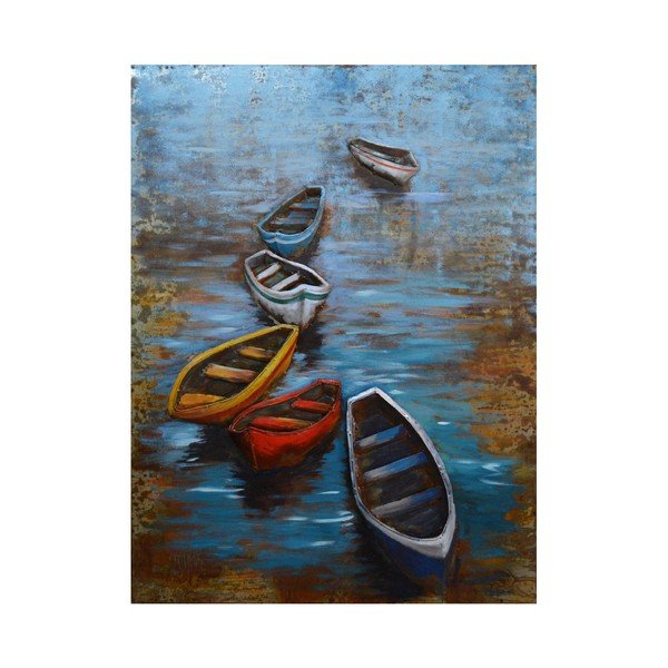 Ručně malovaný obraz Vivorum Lake, 75 x 100 cm