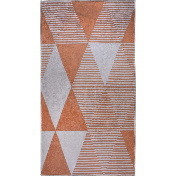 Оранжев миещ се килим 120x160 cm - Vitaus