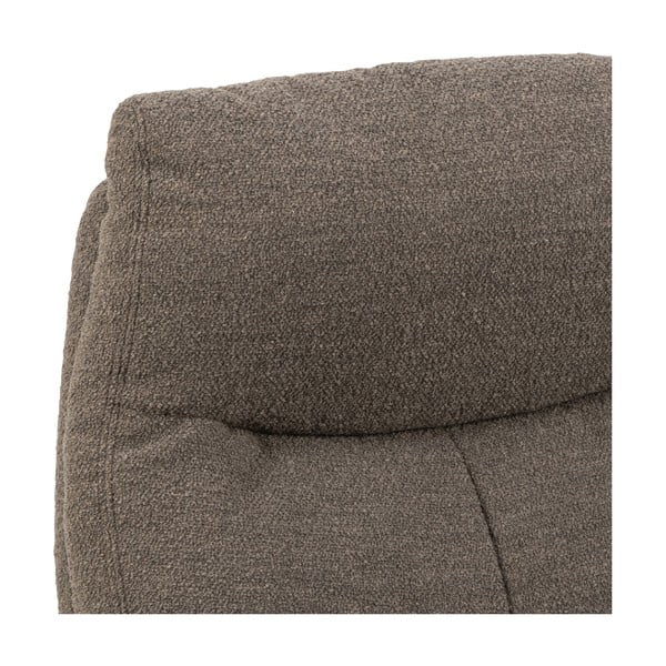 Сиво-кафяв фотьойл за релаксация от плат букле London – Actona-image-1
