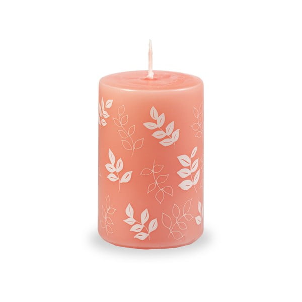 Оранжево-розова свещ, време за горене 18 ч. Pure Beauty - Unipar