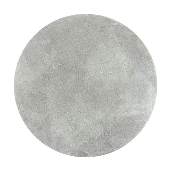 Светлосив кръгъл килим 133x133 cm - Flair Rugs