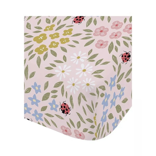 Разтегателен детски чаршаф за единично легло 90x190 cm Garden Animals - RHS-image-2