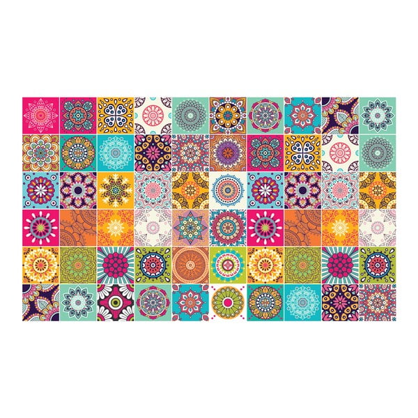 Комплект от 60 стикера за стена Tiles Vintage, 10 x 10 cm - Ambiance-image-2