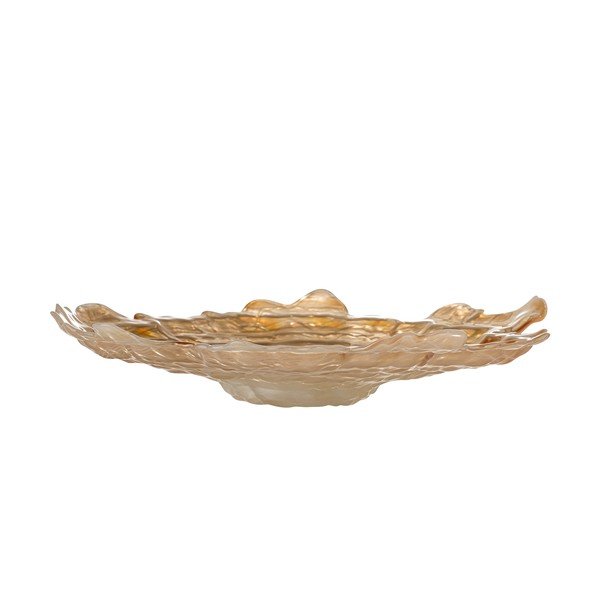 Бежова стъклена купа ø 38,5 cm Asimi – Bloomingville